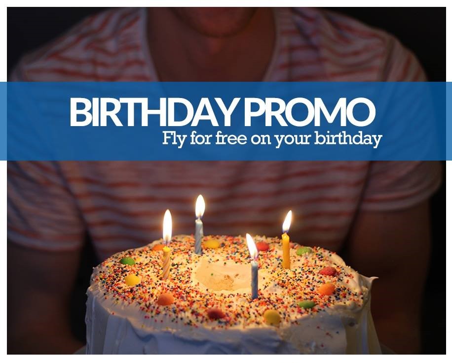 SkyJet Birthday Promo