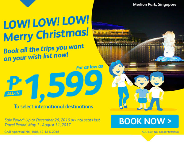 Cebu Pacific Seat Sale Promo