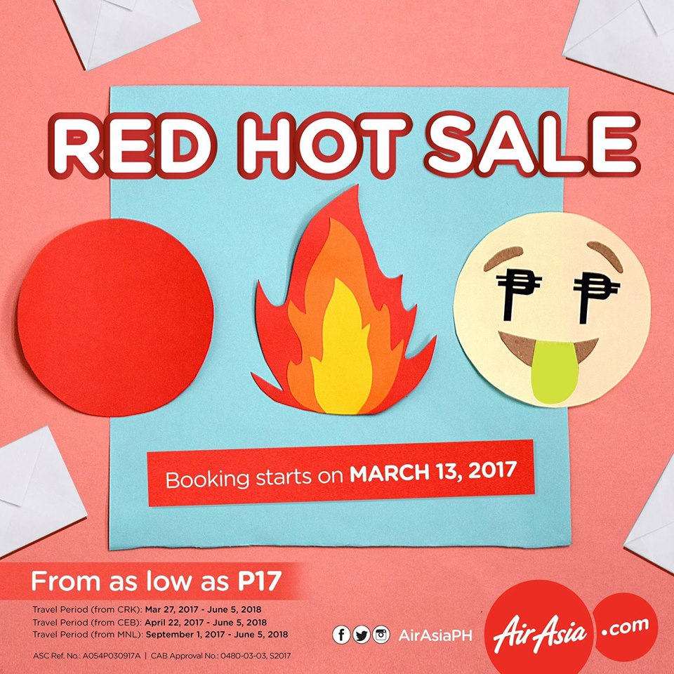 AirAsia Red Hot Sale 2017
