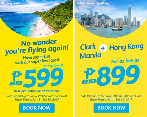 Cebu Pacific Air Seat Sale 599 Domestic