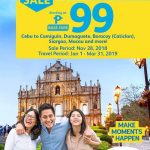 Cebu Pacific Air One day snap sale