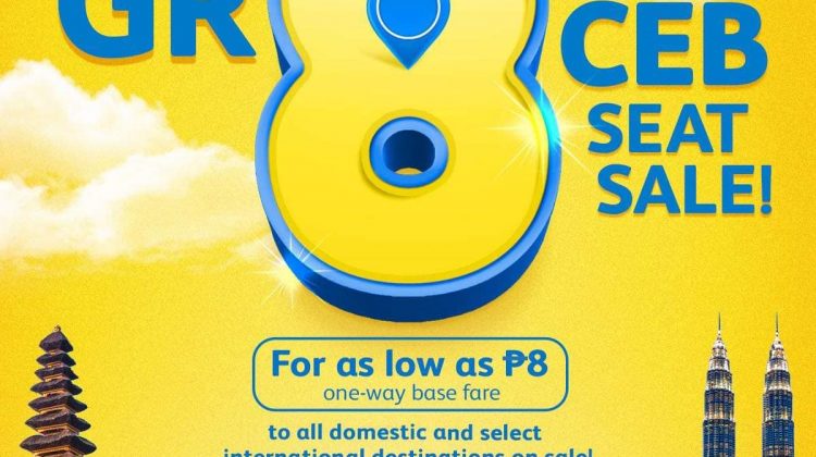 THE GREAT CEBU PACIFIC SEAT SALE FOR 8 PESOS